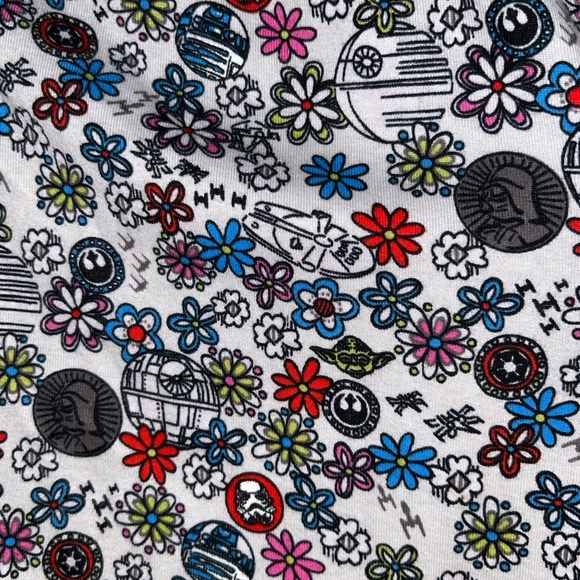 Vera Bradley Star Wars Far Far Away Ribbed Jogger PJ Pants Size Medium Floral - Picture 3 of 7